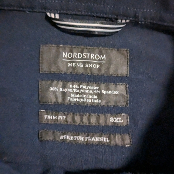Nordstrom Blue Shirt - Picture 2 of 3